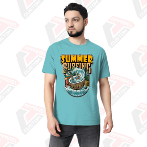 Camiseta cómoda ultrasuave esencial para hombre para el verano, apliques ecológicos, decoración, tela vaquera Batik de pana, opciones - Product Image 6