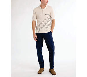 Camisa Casual para Hombre, Transpirable, de Manga Corta, Antiarrugas, con Textura, Bordada, de Poliéster/Algodón, con Estampado Digital - Product Image 3