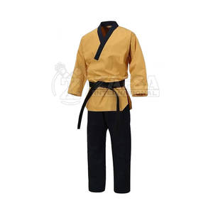 Uniforme de judo de tela de algodón de alta calidad de último diseño con mangas completas uniforme de judo de color personalizado - Product Image 5