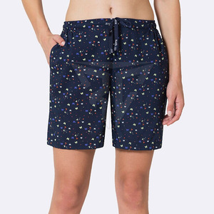 Shorts blancs pour femmes, taille élastique, légers, extensibles, 100% coton, tissu polaire respirant, fermeture à cordon, décontractés, unis - Product Image 1