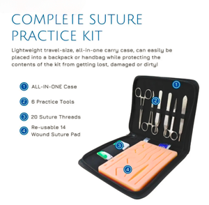 Meilleur fournisseur OEM Service Kit de suture ANAAIF de haute qualité pour les étudiants en médecine Kit manuel de pratique de suture en acier bonne vente - Product Image 2