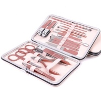 Juego de Manicura y Pedicura de Acero Inoxidable de Alta Calidad, Grado A+, Color Personalizado, Cortaúñas, Precio Bajo, Kits de Elección para Mujeres, Personalizado