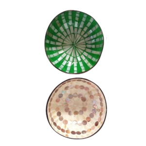 ชามเปลือกมะพร้าวลวดลายดอกไม้ งานฝีมือแบบกำหนดเองจากผู้ผลิตเวียดนาม เป็นมิตรกับสิ่งแวดล้อม สีสันตามสั่ง สำหรับตกแต่งบ้าน - Product Image 6