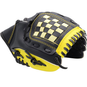 Offres Spéciales gants de receveur de baseball de haute qualité en cuir de couleur unie pour la position du lanceur bas quantité minimale de commande et prix bon marché - Product Image 5
