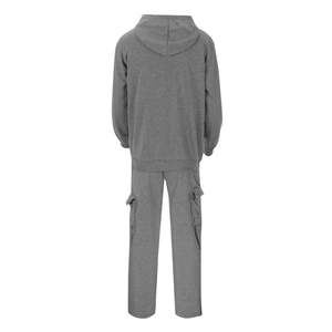 Ensembles de jogging à capuche pour hommes, sweats à fermeture éclair décontractés, survêtements de mode, ensemble de 2 pièces pour vêtements d'extérieur, tissu polaire, motif imprimé - Product Image 6