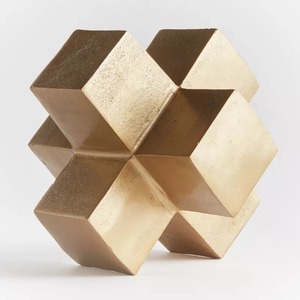 Décoration de table d'art moderne Accent Home Decor Sculpture Brass Antique Plus Design Table Decor Home Furnishing Gold Color Plated - Product Image 4