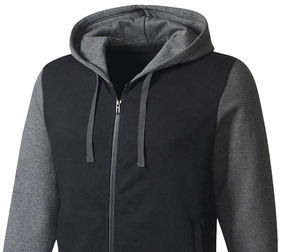 Nouveautés : Survêtements en molleton à manches longues et fermeture éclair pour hommes, ensembles de jogging, motif uni, survêtement d'hiver - Product Image 5