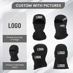 Pasamontañas Y2K con Logotipo Personalizado, Cubre Rostro Completo, Unisex, para Exteriores, Poliéster/Algodón, Impresión por Sublimación, Deportes de Playa, 56-58CM, Adulto - Product Image 5