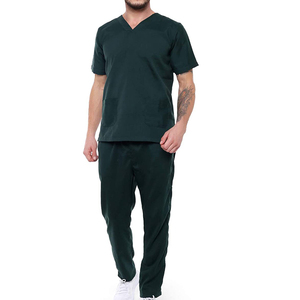 Offre Spéciale personnalisé à manches courtes hôpital soins infirmiers gommages costume pour hommes uniforme Type médecin pour hommes infirmière ensembles - Product Image 5