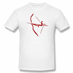 Tir à l'arc t-shirt hommes O cou à manches courtes 100% coton vêtements tir à l'arc amant t-shirt pour hommes tir à l'arc chemises - Product Image 4