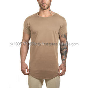 Camiseta de Estilo Hip Hop con Dobladillo Curvo, Impresión Digital Personalizada, 100% Algodón, Corte Regular para Hombre - Product Image 3