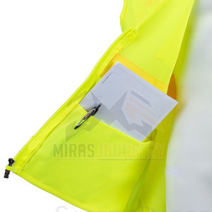 Nouveauté Gilet de sécurité réfléchissant respirant à séchage rapide de couleur personnalisée Haute visibilité Nylon Uniforme de travail en extérieur - Product Image 5