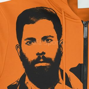 Wholesale Price Premium Good Quality <b>Men's</b> Asali-Printed Hoodies Streetwear Asali-Printing Zipper <b>Hoodie</b> For <b>Men</b> - Product Image 3