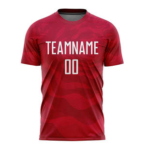 Uniforme de fútbol con conjunto de ropa deportiva por sublimación, venta al por mayor, camiseta de fútbol para hombres, camiseta de fútbol Simple de Color sólido - Product Image 6