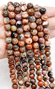 Wholesale Bulk Selling Fire Agate 8mm Round <b>Beads</b> Natural healing <b>Crystal</b> For Meditation Jewelry Making - Product Image 3