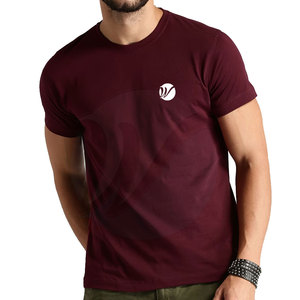 Camiseta Personalizada para Hombre, Transpirable, de Secado Rápido, Ecológica, 220g, Algodón y Poliéster, Color Sólido, para Uso en Exteriores, Disponible en Stock - Product Image 1