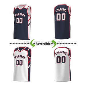 Diseño personalizado 100% Poliéster Ropa de baloncesto Baloncesto Jersey Uniformes Conjuntos Equipo juvenil Patrón Sublimación - Product Image 3