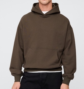 Nouveaux sweats à capuche pour hommes tendance, logo imprimé en relief, streetwear, tissu épais 400GSM, sweat à capuche à enfiler, étiquette personnalisée, fabricant de vêtements pour hommes - Product Image 4