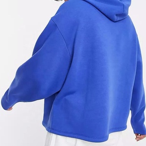 <b>Men's</b> 100% Cotton Pullover Hoodie Custom Logo Loose Fit Comfortable <b>Blue</b> Winter Wear Embroidered Solid 3D Pattern Plain <b>Tie</b> Dye - Product Image 6