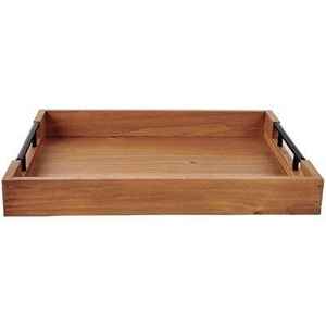 Elegante bandeja de servicio de madera hecha a mano con diseño de animales Bandeja de madera multiusos sostenible para decoración y almacenamiento del hogar - Product Image 1