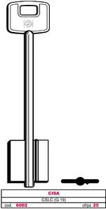 Chiave a Doppia Mappa CSLC (G.VAT 5) Cisa - Product Image 1