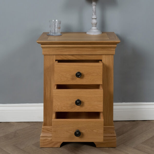 Modern Solid <b>Oak</b> <b>Bedside</b> <b>Cabinet</b> - Product Image 3
