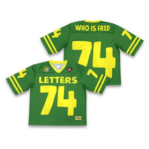 เสื้อฟุตบอลคอวีคอวีตาข่ายโพลีเอสเตอร์แขนสั้น - Product Image 2