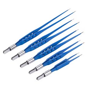 Pince bipolaire Offre Spéciale pince bipolaire droite incurvée Ahanvos réutilisable bipolaire pour la pince à épiler de neurochirurgie - Product Image 2