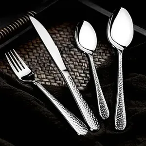 Ensemble de couverts en acier inoxydable au design moderne avec finition miroir, parfait pour les mariages et les couverts Vaisselle de table Événements - Product Image 3