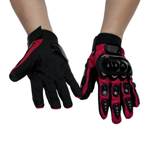 Gants de moto unisexes tout temps avec compatibilité avec écran tactile en maille respirante et antidérapante pour MotoCross Outdoor Sports - Product Image 2