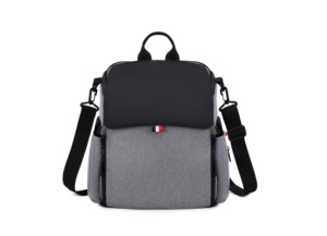 GillyGro 13" Laptop Mommy Work Backpack Zipper | Roll-Out Changing Station Portable Booster Seat | <b>5</b>-in-1 Water Resistant Large - Product Image 1