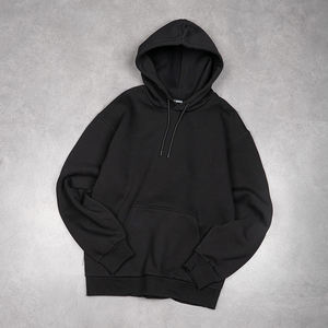 เสื้อฮู้ดผ้าคอตตอนผ้าฟลีซลายสก็อตด้านหน้าสำหรับผู้ชายเสื้อฮู้ดแบบสั่งทำสำหรับฤดูหนาว - Product Image 1