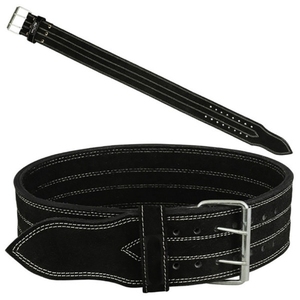 Cinturón de Levantamiento de Pesas para Hombre de Alta Calidad, 100% Cuero Genuino, Hebilla Cuadrada de Acero, 120cm Ajustable - Product Image 4