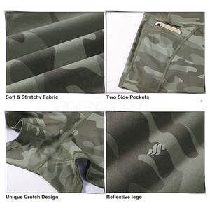 Short de fitness 100% coton pour femme Tissu extensible léger avec taille élastique respirante Disponible en blanc - Product Image 5