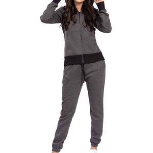 Survêtements de course et de jogging respirants de haute qualité pour femmes, vente en gros, sweat-shirt à capuche en molleton de coton de bonne qualité - Product Image 5