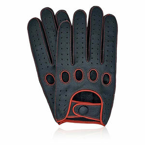 Gants de conduite personnalisés en peau de chèvre à double paume Gants de protection hivernale en cuir pour la construction industrielle Sports pour le cyclisme - Product Image 5