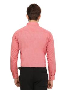 Camisa Formal Clásica de Color Rosa Claro para Hombre, con Cuello de Botones, para Uso Profesional y Ejecutivo, en Venta - Product Image 2