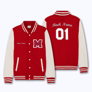 Veste Letterman de baseball noire avec logo personnalisé du fabricant OEM veste Letterman en chenille avec broderie de manches en cuir veste universitaire Letterman pour hommes - Product Image 4