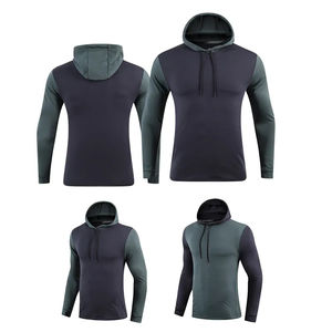 Wholesale Athletic Men Women Regular Sleeve Workout Hoodies Custom Logo Fitness Wears Men Gym Hoodies - Product Image 5
