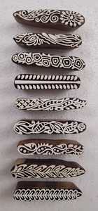 Custom Made 2 and 3 Inch <b>Wooden</b> <b>Blocks</b> Suitable for Kids Crafts and Ideal for Printing on Textile and for Henna Printing - Product Image 4