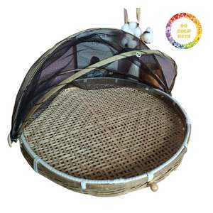 Cesta de Bambú Plana para Lavar, Venta al por Mayor, Vietnam, Utensilios de Cocina Tradicionales de Alta Calidad - Product Image 2