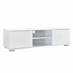 Wholesale European Contomporary Lcd Television Table Waterproof Stand White Color Panel Media Storage Unit TV Cabinet