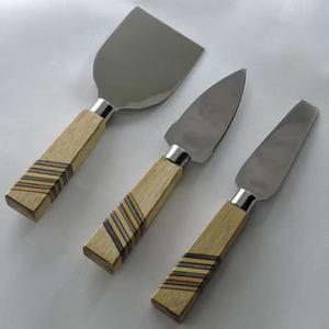 Fromage Couverts produits fromage gadgets ensemble Résine et acier inoxydable couteau à fromage ensemble batterie de cuisine ensembles cuisine - Product Image 2