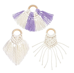 Servilletero de macramé con tema estándar, diseño profesional, servilletero de acabado alto, uso para fiesta - Product Image 2