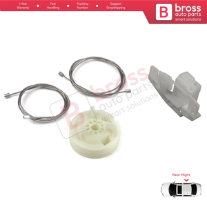 Juego de reparación de regulador de ventanilla eléctrica BWR500, puerta trasera derecha para Scenic Grand Scenic MK2 JM0/1 2003-2009 4/5 puerta 8200118857 - Product Image 4