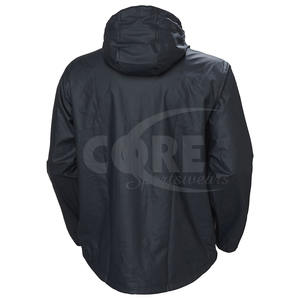 Chaquetas impermeables ligeras deportivas para hombre, cortavientos personalizado con cremallera, chaqueta impermeable fina y hermética de poliéster - Product Image 6