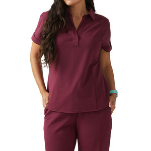 Usine personnalisé mince femme infirmière travail survêtement Stretch Fit Jogger pantalon personnalisé femmes gommages uniformes ensembles - Product Image 4