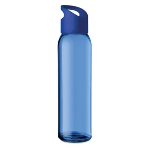 Gobelet en verre PRAGUE personnalisé avec un design minimaliste, bouteille d'eau de voyage transparente unisexe pour un style individuel - Product Image 2