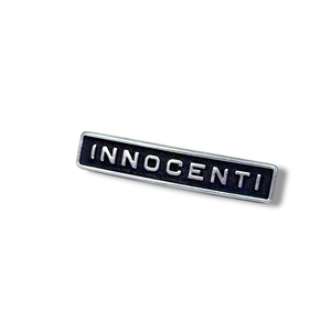 Badge de protection avant Innocenti pour Lambretta J50 DL (DeLuxe) + J125 M4 Starstream - Product Image 1