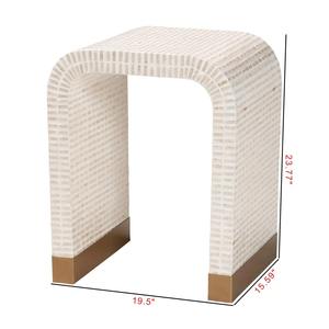 Table basse de style moderne écologique de haute qualité avec incrustation de nacre pour la décoration de la maison - Meubles pour chambre à coucher et salon - Product Image 6